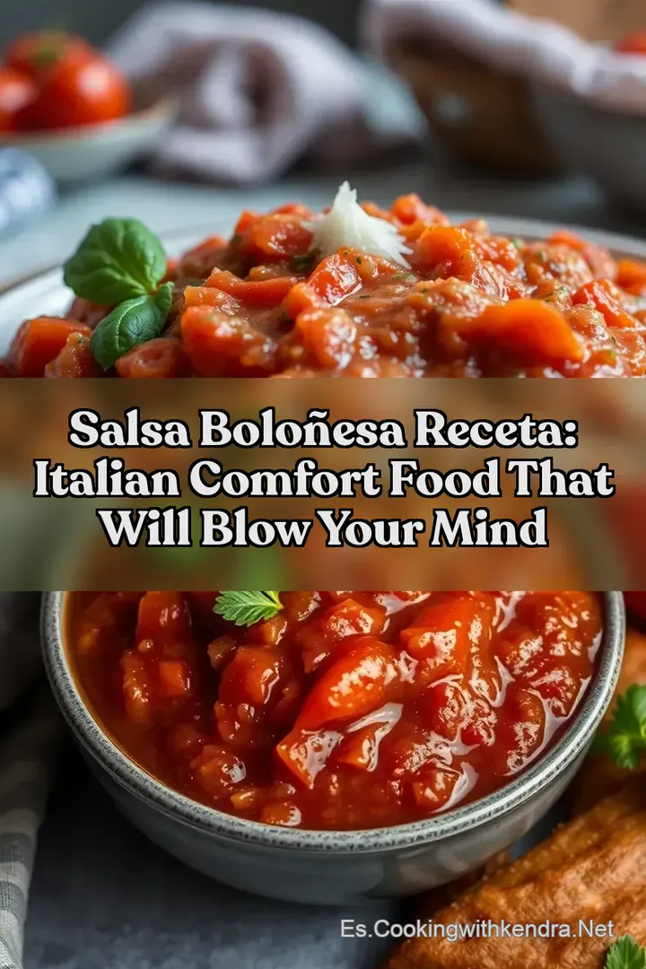 Salsa Bolo&ntilde;esa Receta: Italian Comfort Food That Will Blow Your Mind