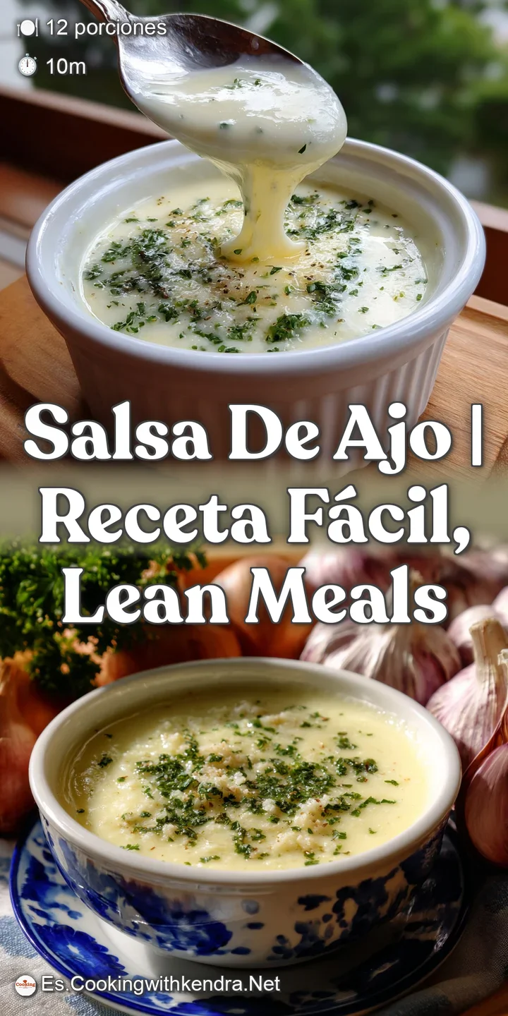 Salsa de Ajo | Receta F&aacute;cil Lean Meals