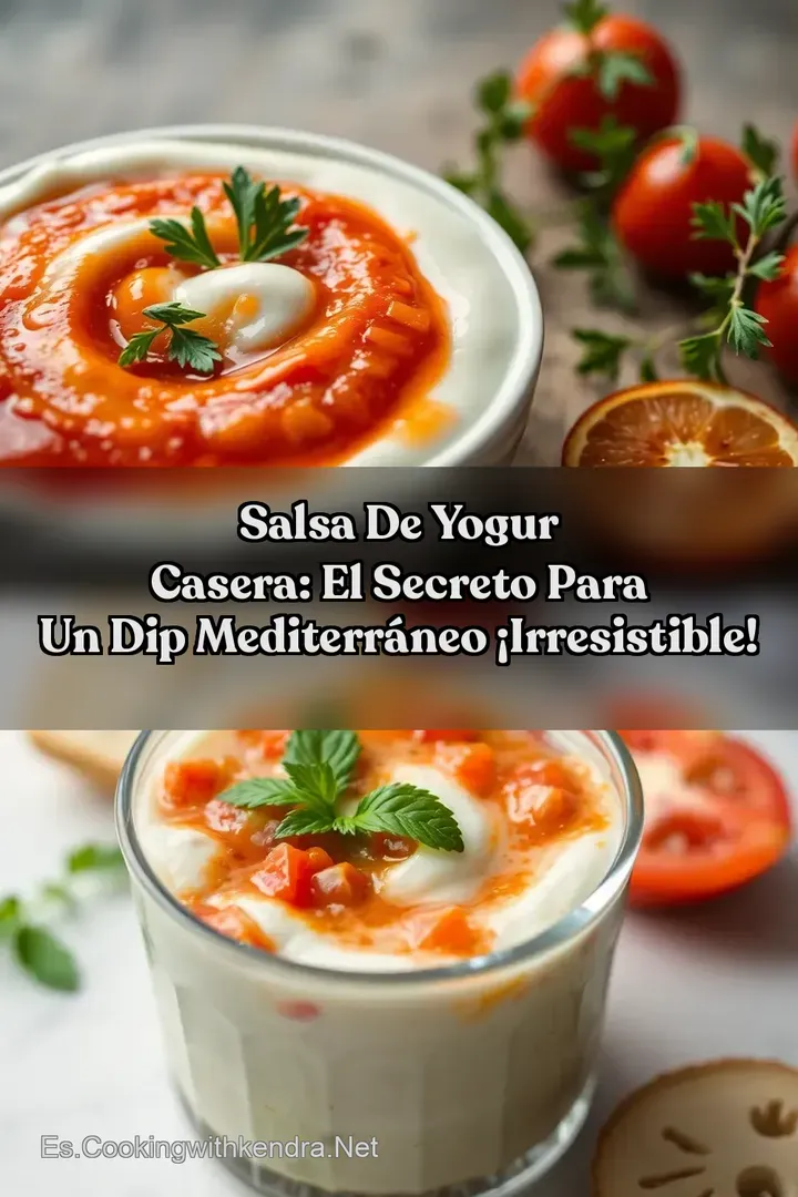 Salsa de Yogur Casera: El Secreto para un Dip Mediterr&aacute;neo &iexcl;Irresistible!