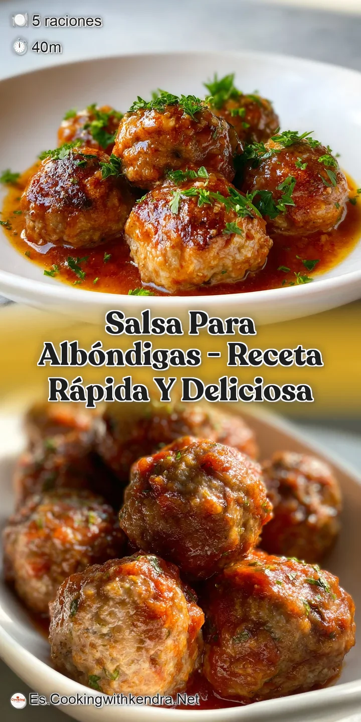 Close-up of the silky, rich red tomato-based sauce, hugging the contours of a juicy meatball. Hints of herbs and spices vi...