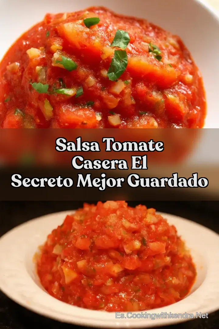 Salsa Tomate Casera El Secreto Mejor Guardado