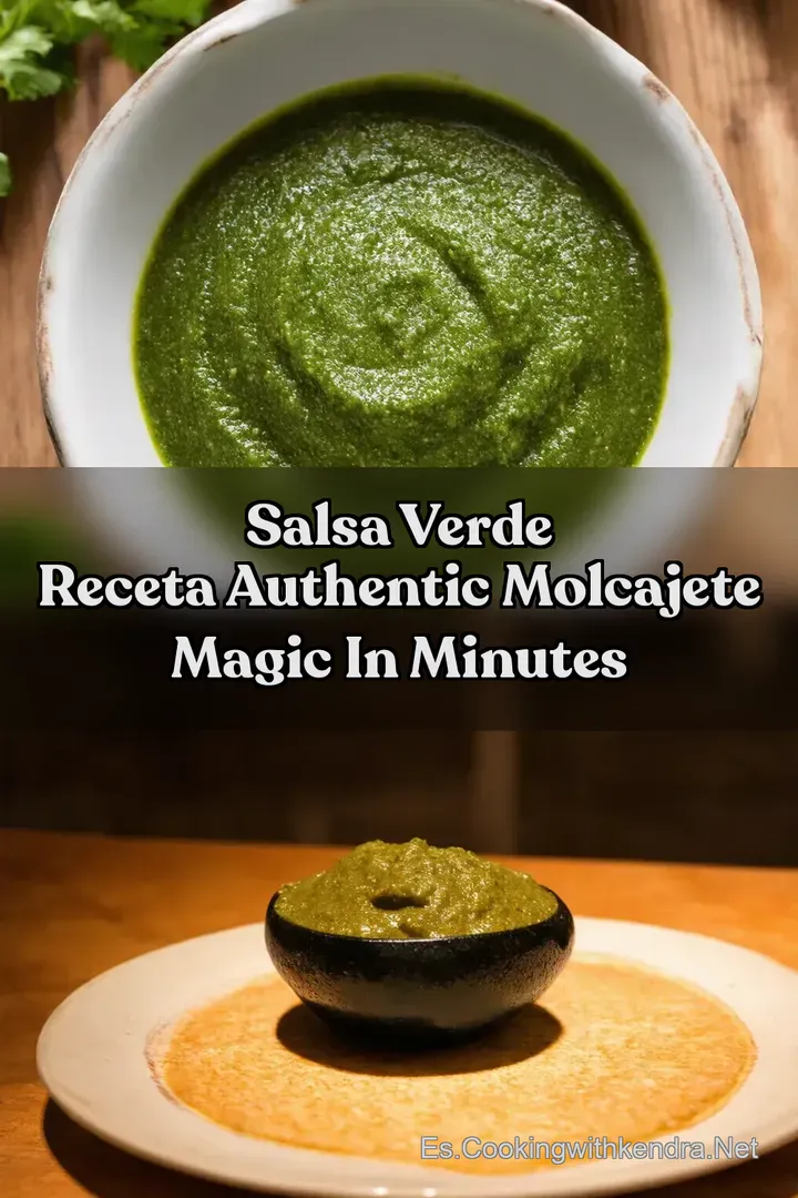 Salsa Verde Receta Authentic Molcajete Magic In Minutes
