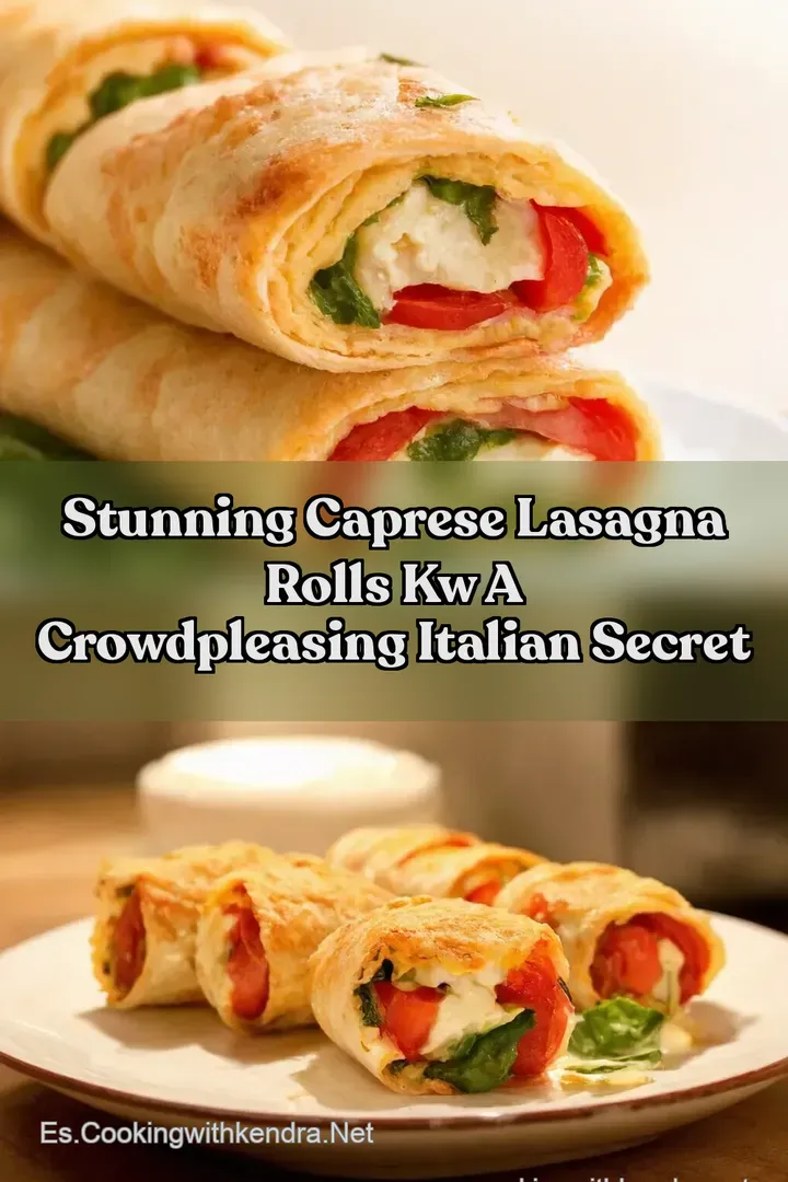 Stunning Caprese Lasagna Rolls kw A CrowdPleasing Italian Secret
