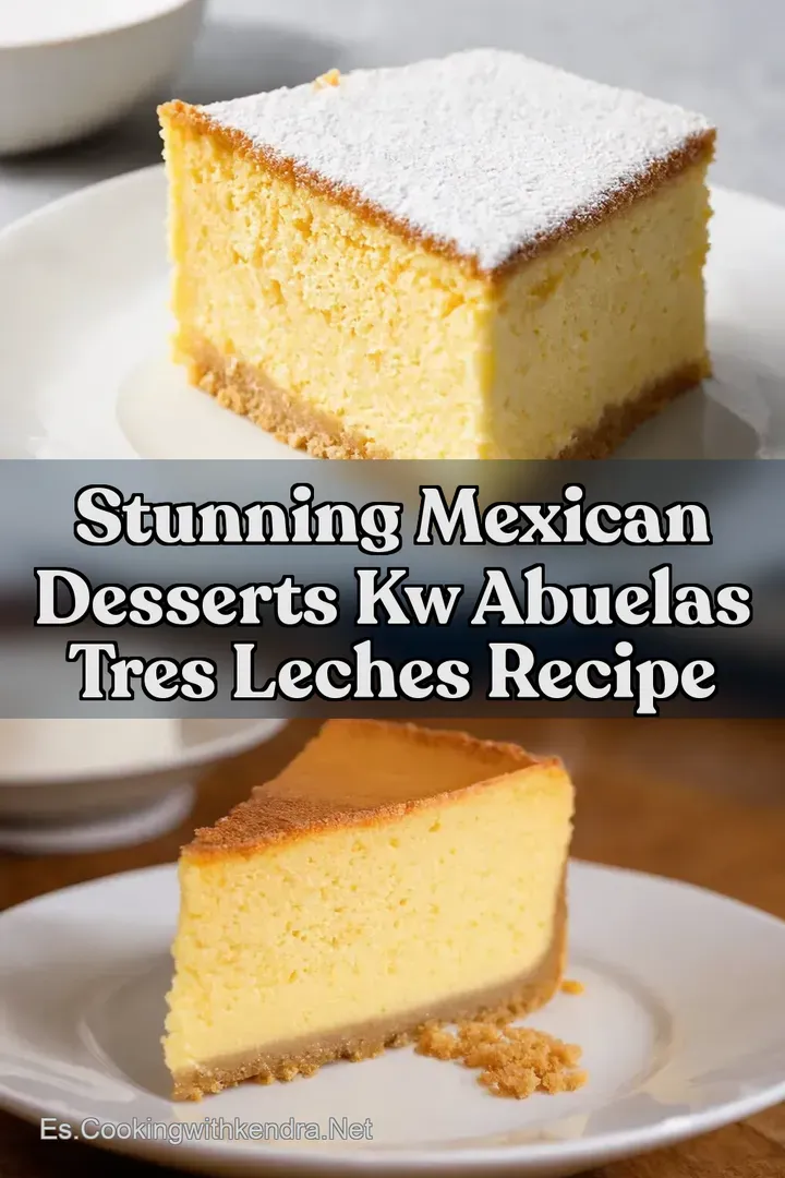 Stunning Mexican Desserts kw Abuelas Tres Leches Recipe