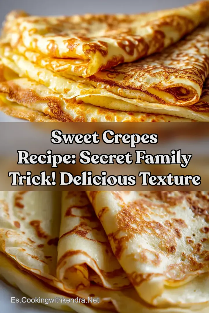 Sweet Crepes Recipe: Secret Family Trick! Delicious Texture