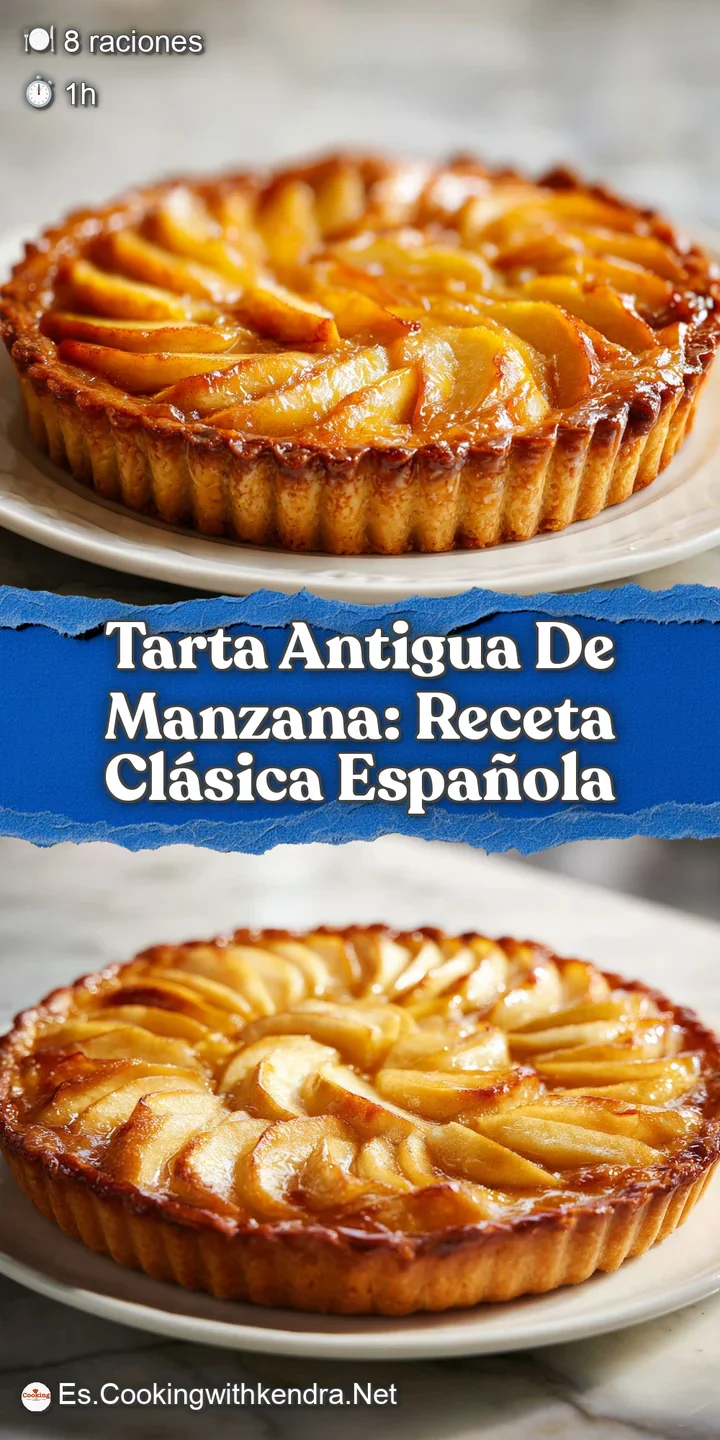 Close-up of a warm apple tart, showing the tender apples, crisp pastry, and hints of cinnamon spice on its golden crust.