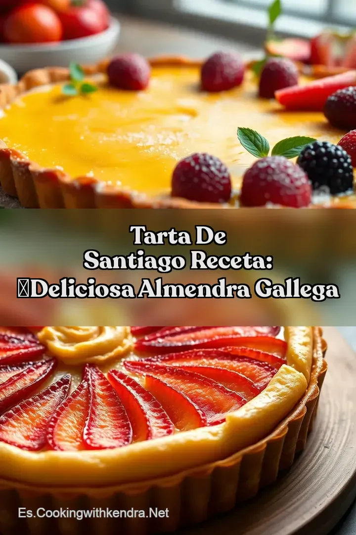 Tarta de Santiago Receta: ✨Deliciosa Almendra Gallega
