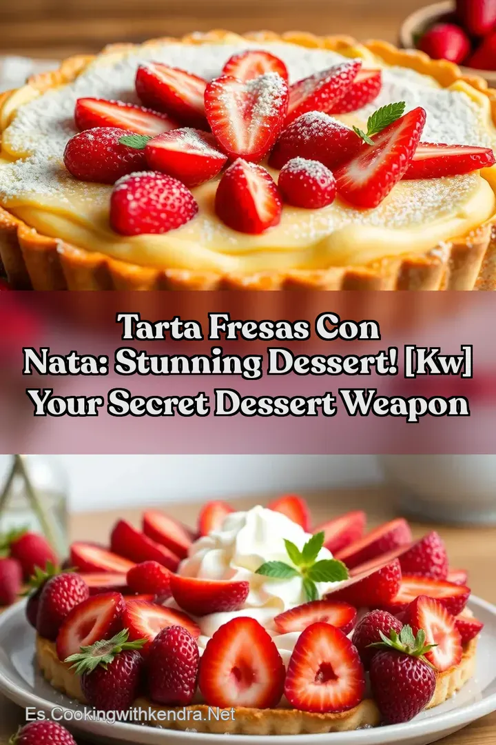 Tarta Fresas Con Nata: Stunning Dessert! [kw] Your Secret Dessert Weapon