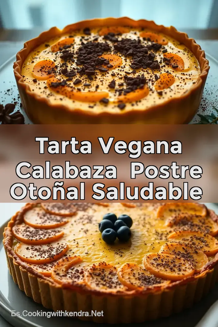 Tarta Vegana Calabaza ✨Postre Oto&ntilde;al Saludable✨