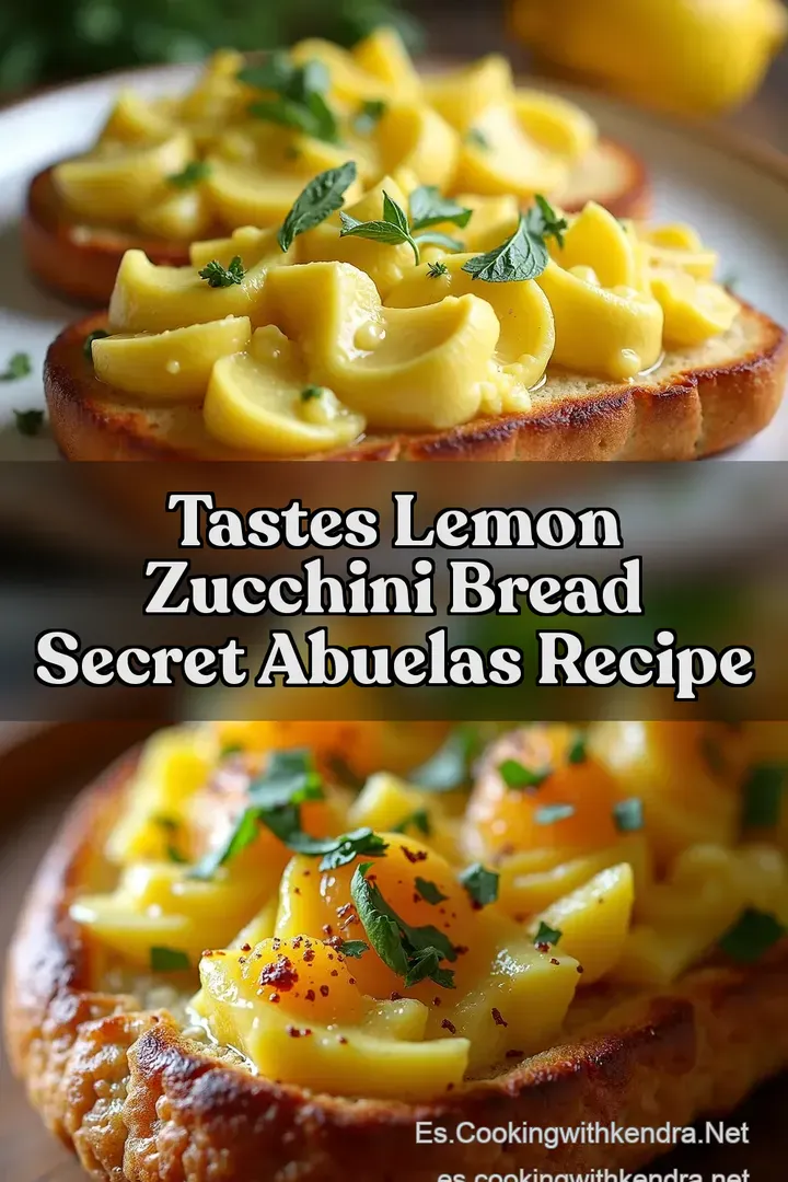 Tastes Lemon Zucchini Bread Secret Abuelas Recipe