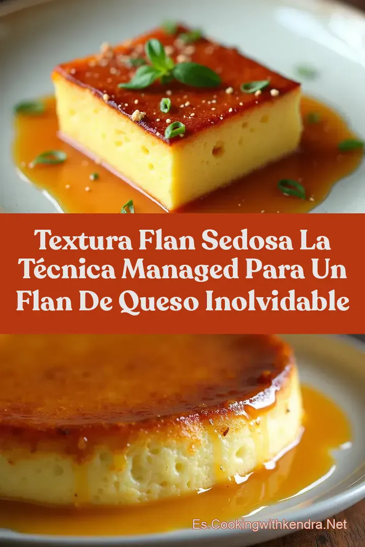 Textura Flan Sedosa La T&eacute;cnica Managed Para Un Flan De Queso Inolvidable