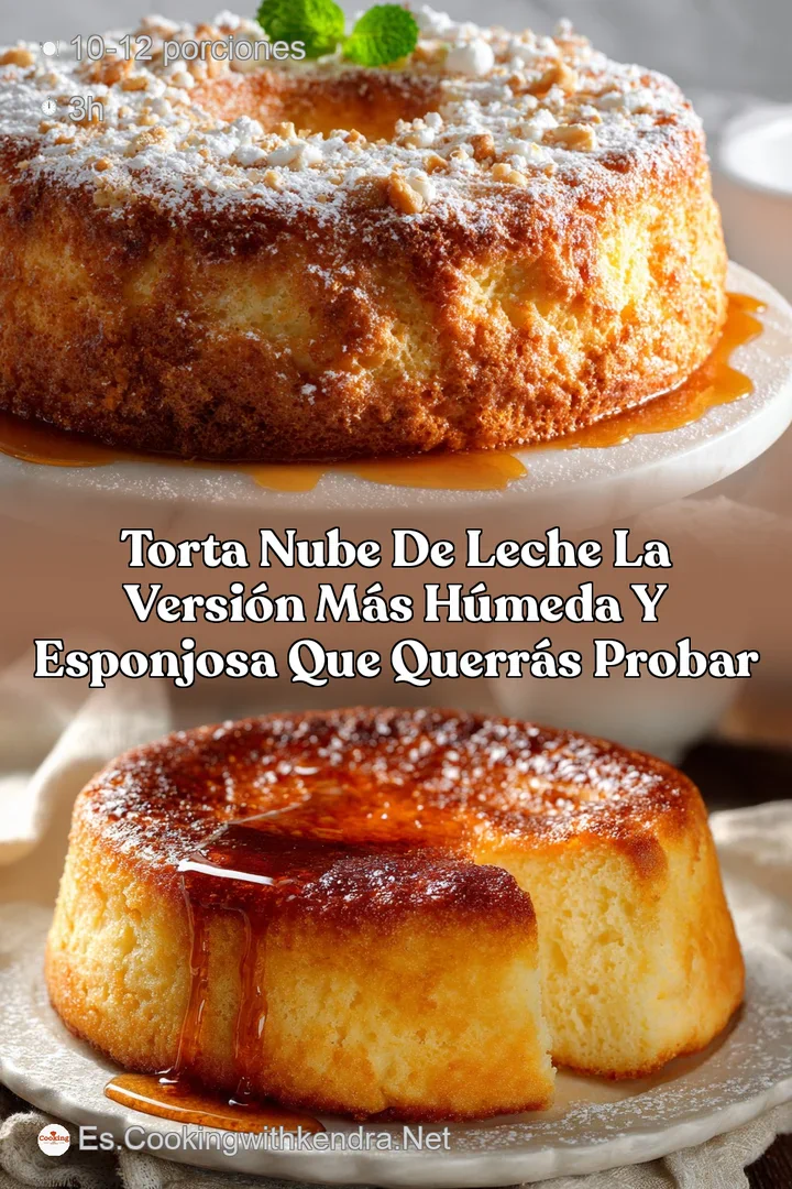 Torta Nube de Leche La Versi&oacute;n M&aacute;s H&uacute;meda y Esponjosa que Querr&aacute;s Probar