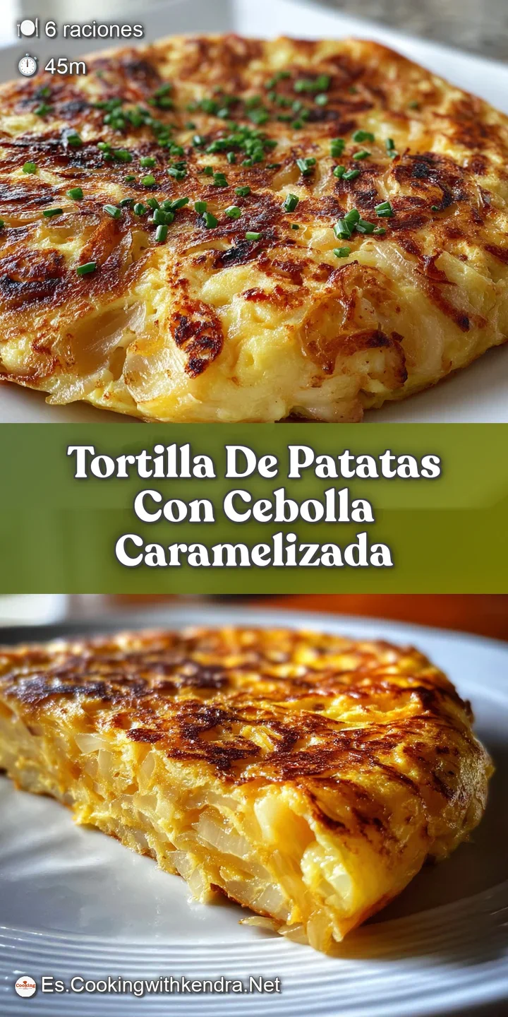 Close-up of a tortilla, highlighting the delicate textures of the potato and onion, a hint of caramelized sweetness visible.