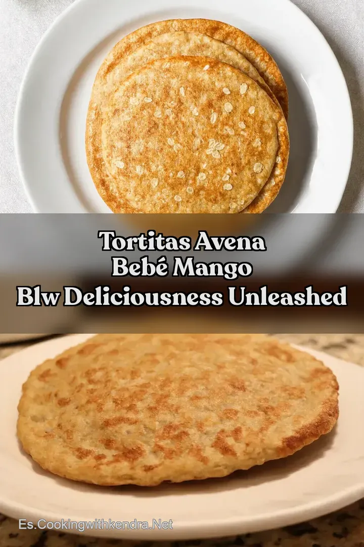 Tortitas Avena Beb&eacute; Mango BLW Deliciousness Unleashed