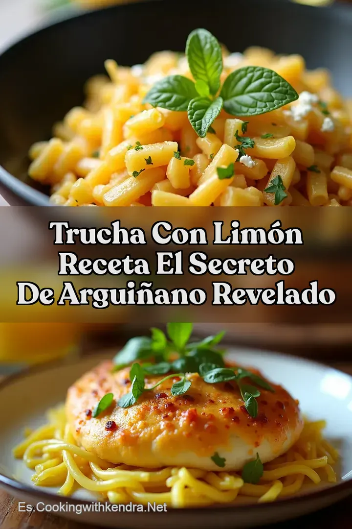 Trucha con Lim&oacute;n Receta El Secreto de Argui&ntilde;ano Revelado