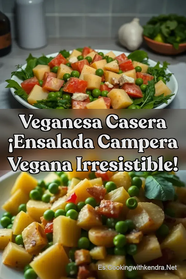 Veganesa Casera &iexcl;Ensalada Campera Vegana Irresistible!