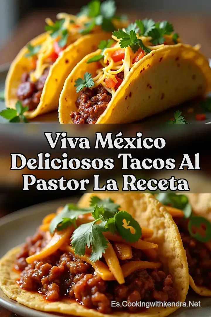 Viva M&eacute;xico Deliciosos Tacos al Pastor La Receta
