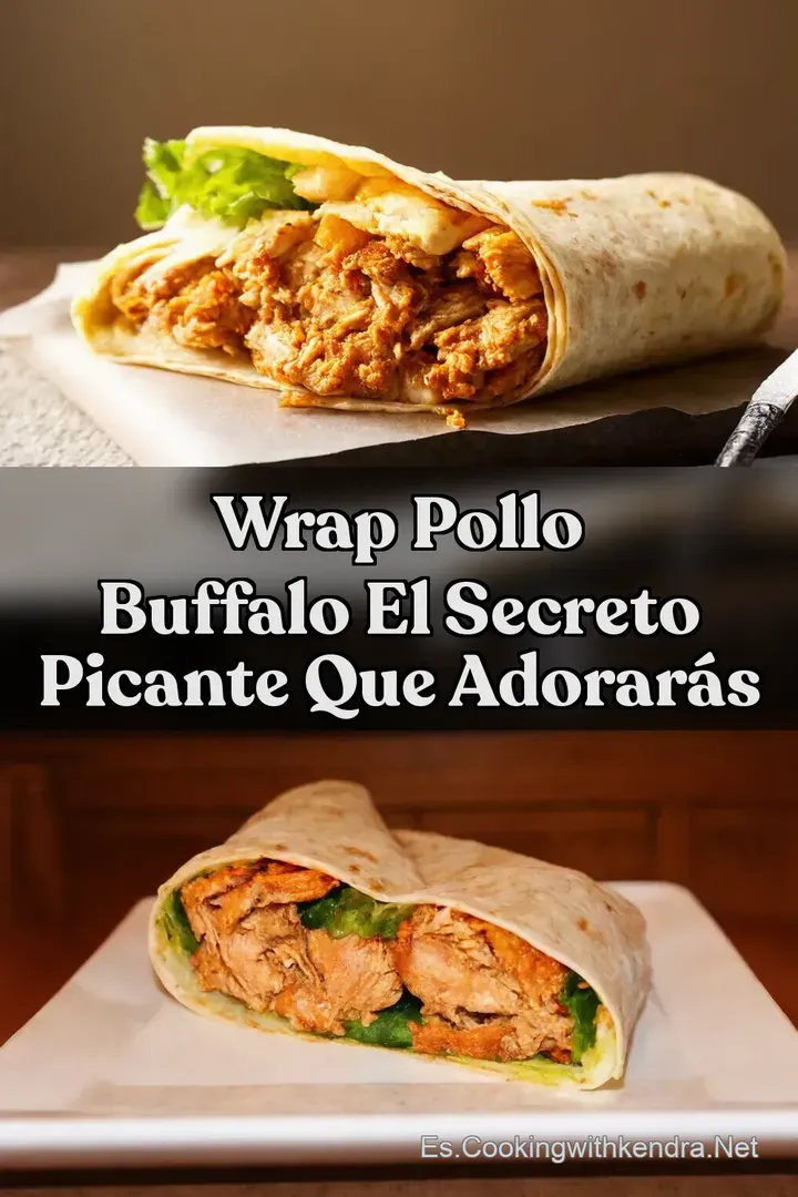 Wrap Pollo Buffalo El Secreto Picante que Adorar&aacute;s