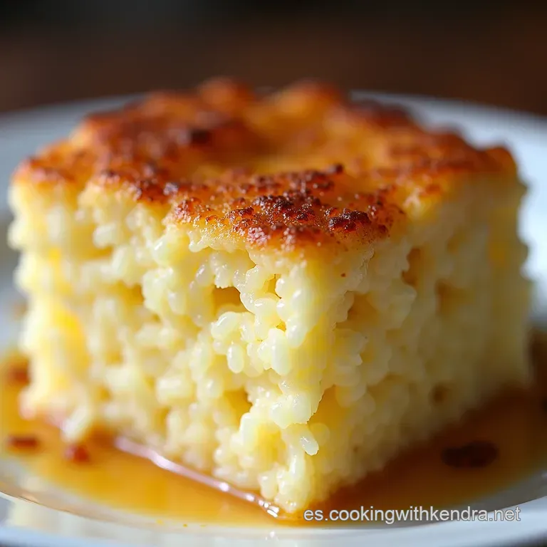 Abuelas Secret Baked Rice Pudding with a Golden Crust