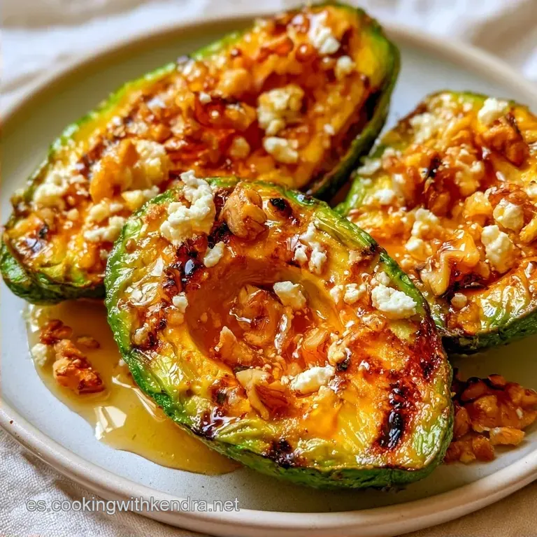 Aguacates a la Plancha con Queso Feta