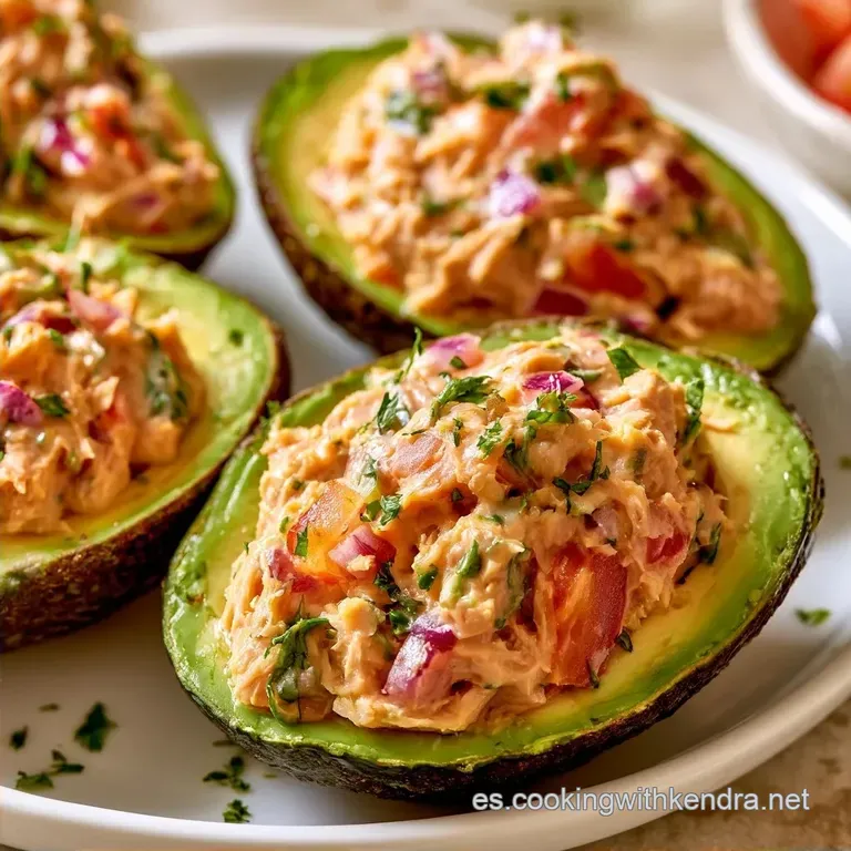 Aguacates Rellenos de Atún con Mayonesa
