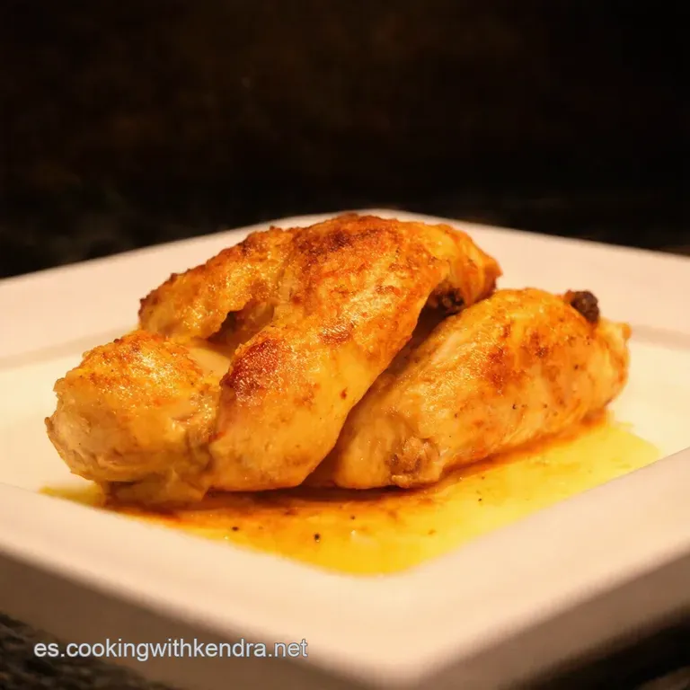 Alas De Pollo Al Horno Crujientes Y Sabrosas presentation