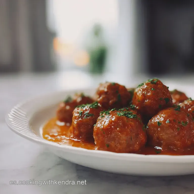 Albondigas en Salsa: Jugosidad Extrema