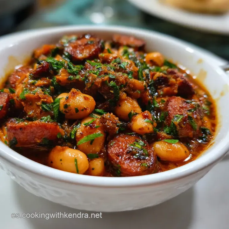Alubias con Chorizo: Guiso Cremoso Tradicional
