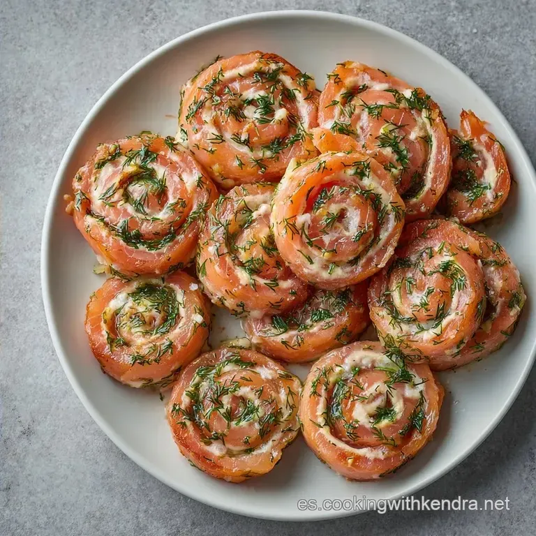 Rollitos de Salm&oacute;n y Queso Crema: Frescos y Elegantes