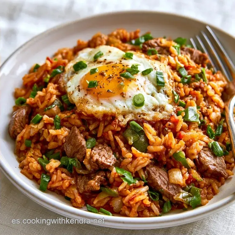 Arroz con Carne Picada y Huevo: Plato Único
