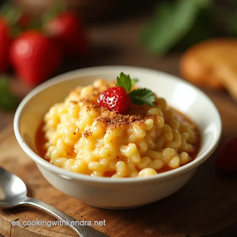 Arroz Con Leche Vegano a La Canela Y Lim&oacute;n Un Cl&aacute;sico Renovado presentation