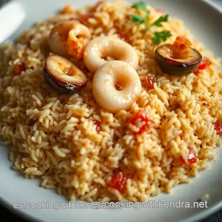 Arroz Meloso Marinero Con Setas Y Ajos Tiernos presentation