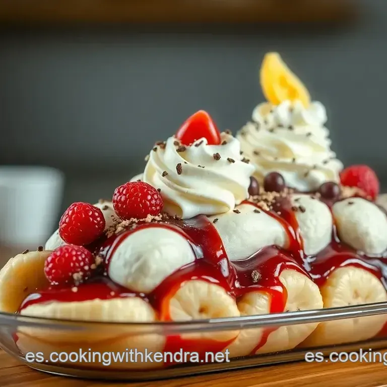 Banana Split Cl&aacute;sico