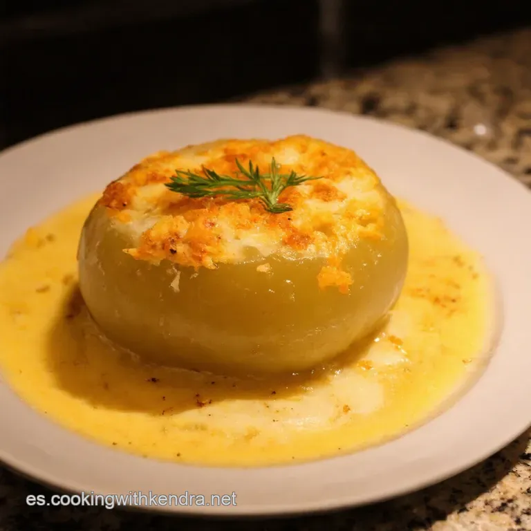 Berenjenas Rellenas a La Mediterr&aacute;nea presentation