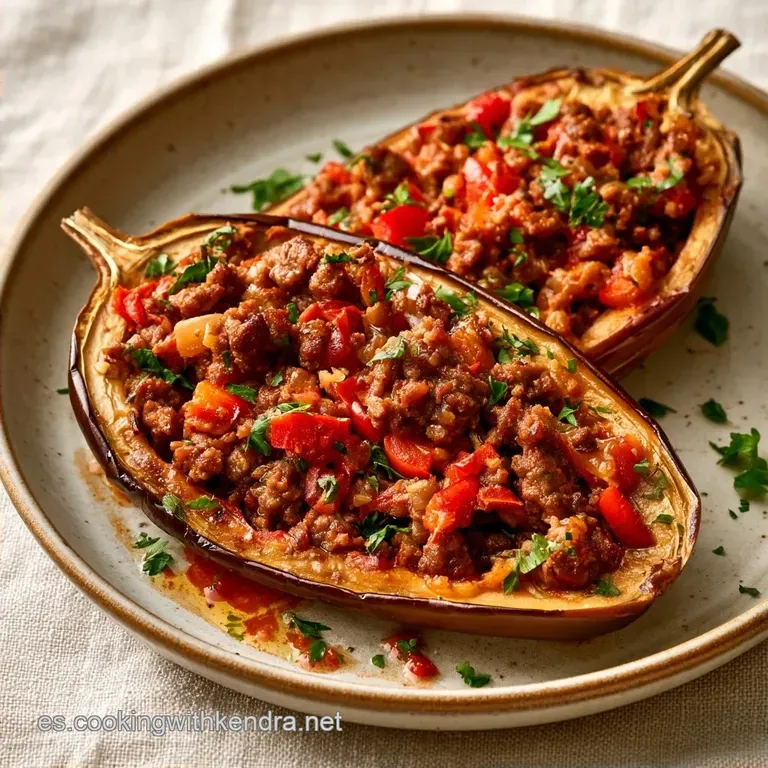 Berenjenas Rellenas Carne Saludables