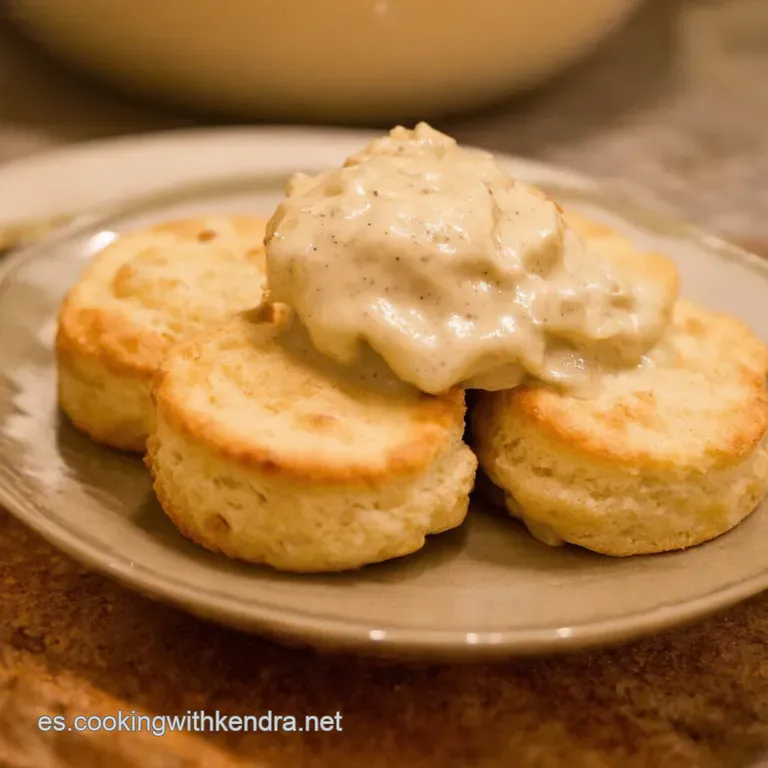Biscuits and Gravy Un Cl&aacute;sico Sure&ntilde;o Con Sabor a Hogar presentation