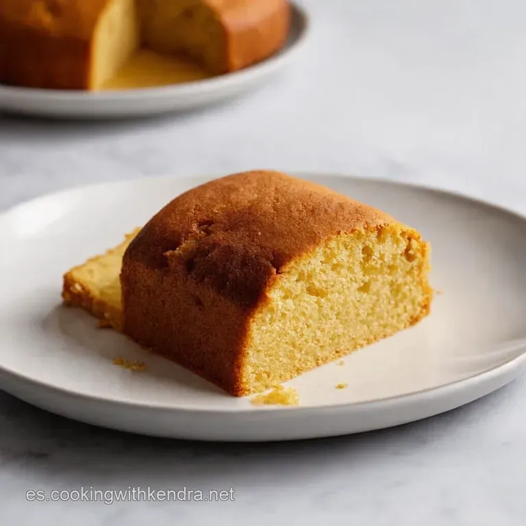 Bizcocho de Lim&oacute;n Esponjoso El Secreto de la Abuela
