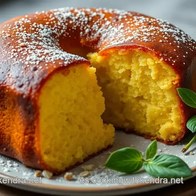 Bizcocho de Lim&oacute;n Mediterr&aacute;neo: Un Sol en Cada Bocado