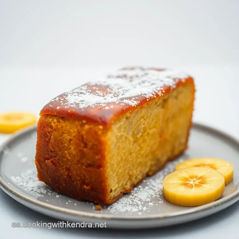 Bizcocho de Pl&aacute;tano Chocolate y Nueces: Delicia Saludable