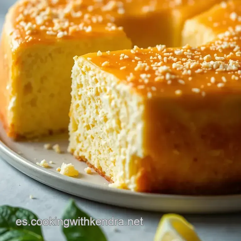 Bizcocho De Yogur Y Lim&oacute;n Extra Esponjoso presentation