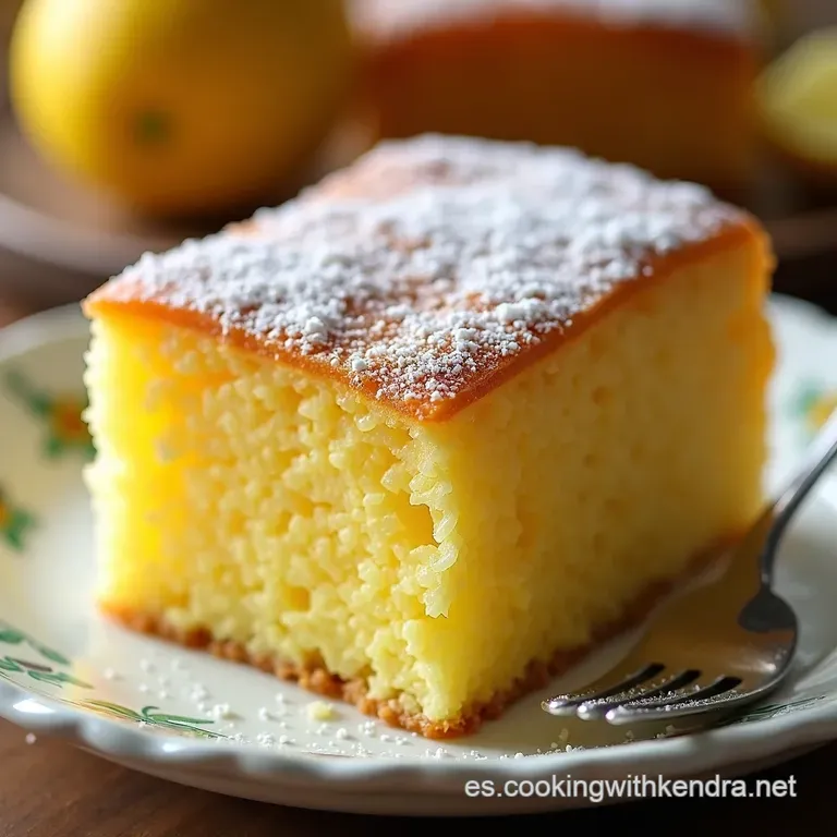 Bizcocho F&aacute;cil de Lim&oacute;n Como el de la Abuela