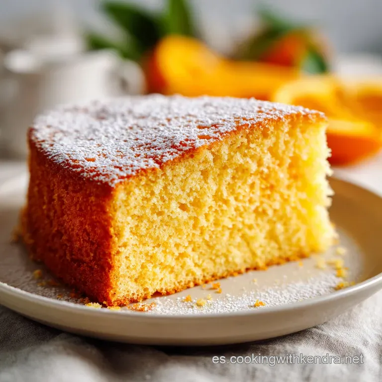 Bizcocho de Naranja Esponjoso con Yogur Griego