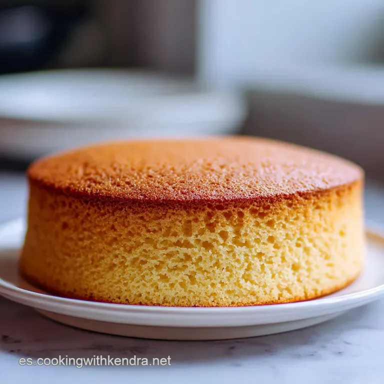 Bizcochuelo para Torta Esponjoso y Perfecto de Vainilla