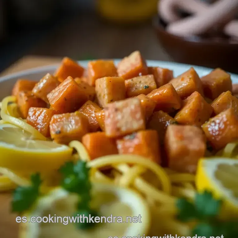 Brochetas De Salm&oacute;n Con Espinacas Y Dukkah presentation