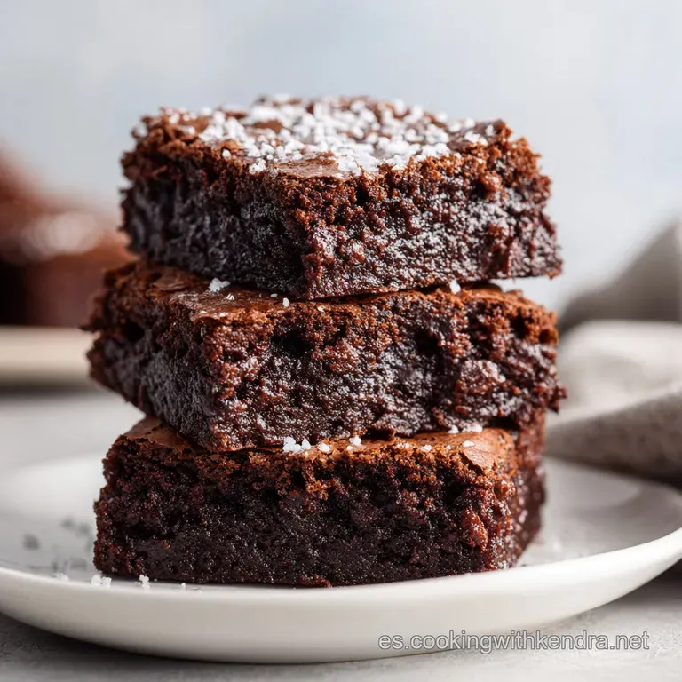 Brownies de Chocolate Amargo: Centro Melcochoso