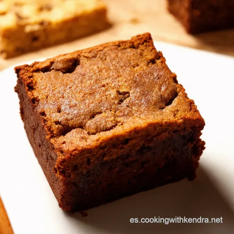 Brownies De Pl&aacute;tano Deliciosos presentation