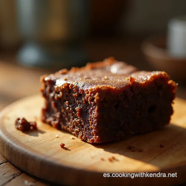 El Brownie De La Abuela Fudgy Brillante Y Con Corteza De Ensue&ntilde;o presentation