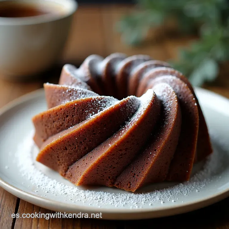 Bundt Cake de Chocolate y Menta Un Cl&aacute;sico Navide&ntilde;o