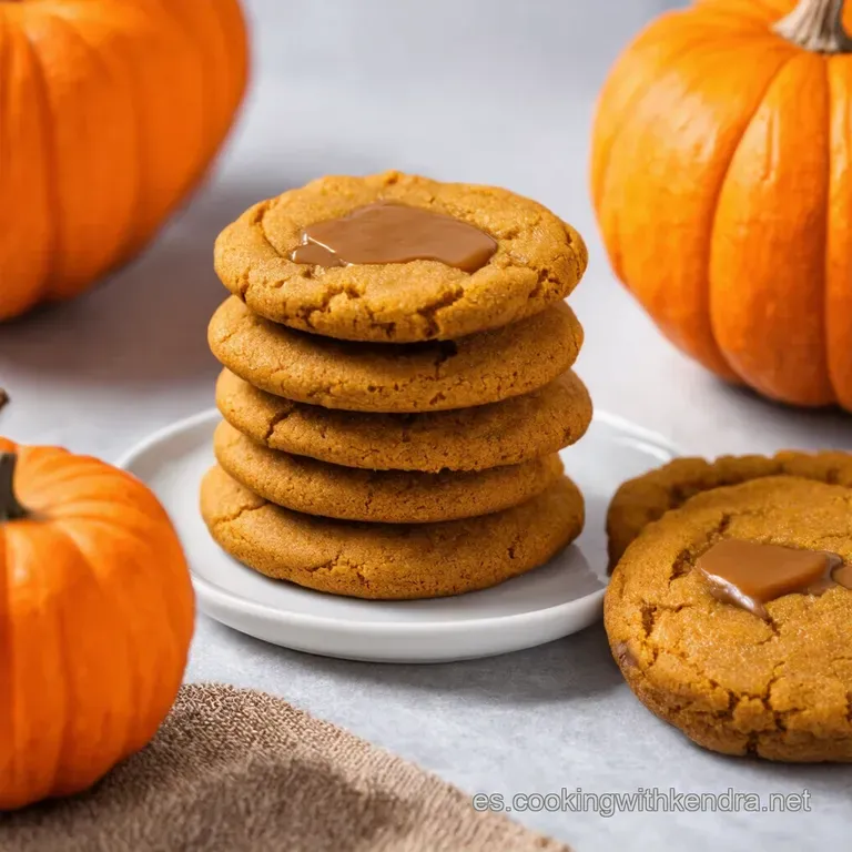 Calabaza y Caramelo Pumpkin Cookies with Dulce de Leche Dream Frosting
