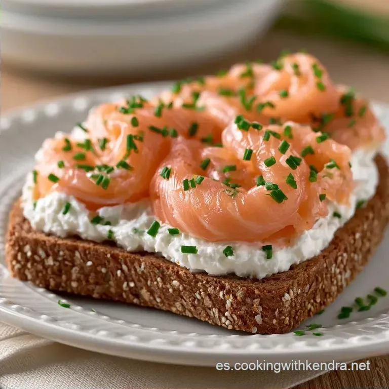 Canapés De Salmón Ahumado en 10 Minutos